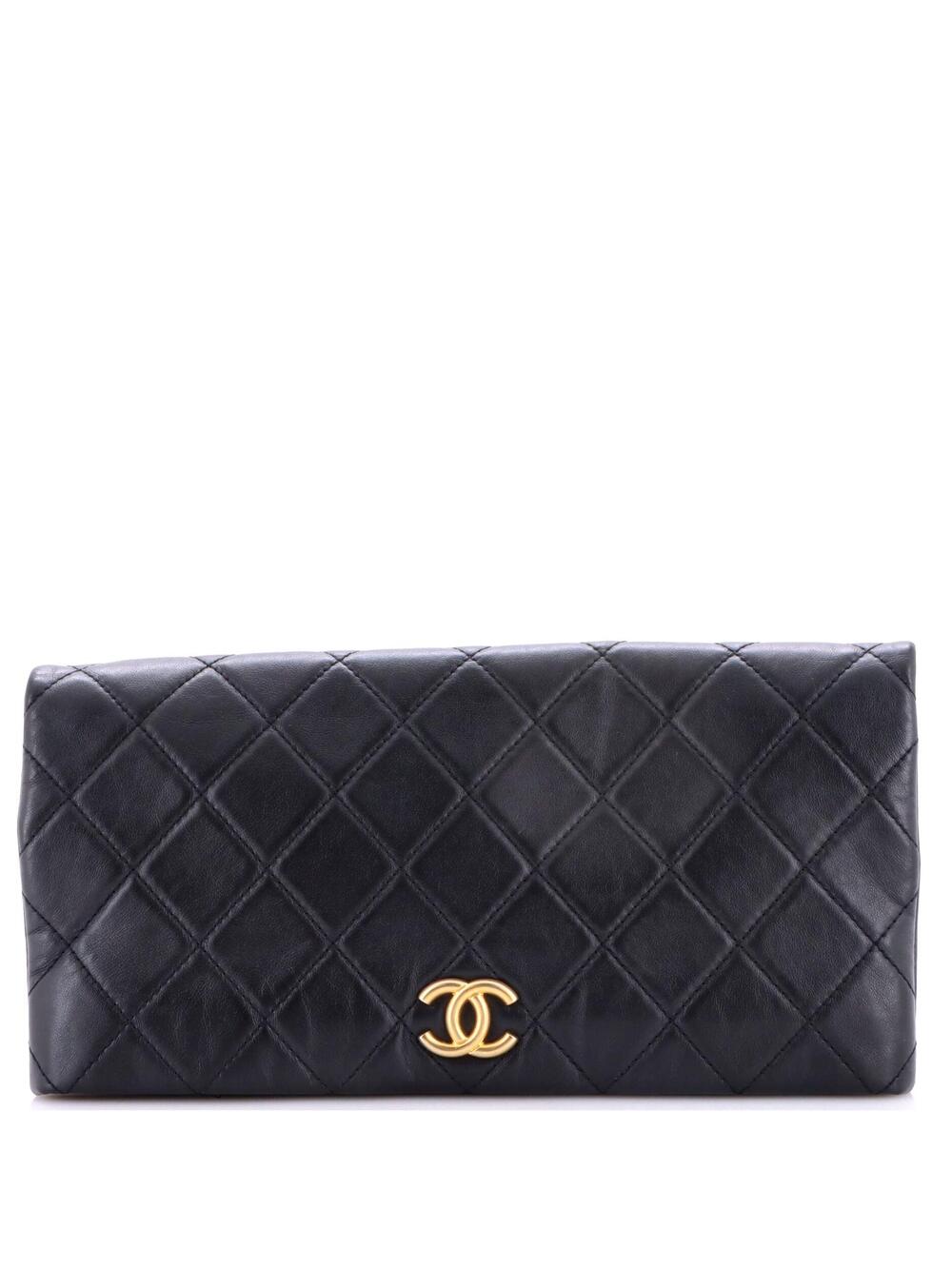 Chanel Cc Foldover Clutch Quilted #281987C30B